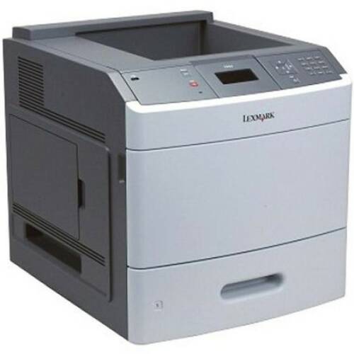 Imprimanta laser monocrom lexmark t650n, a4, 45ppm, 1200 x 1200, retea, usb, cuptor si cartus remanufacturat
