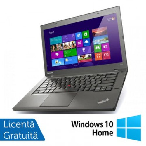 Laptop lenovo thinkpad t440p, intel core i5-4300m 2.60ghz, 8gb ddr3, 120gb ssd, dvd-rw, 14 inch, webcam + windows 10 home