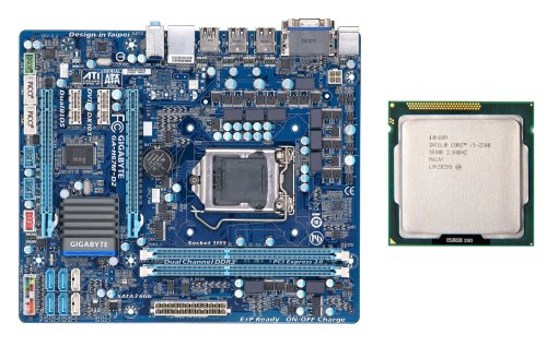 Placa de baza gigabyte ga-h67m-d2, socket 1155, matx, shield, cooler + procesor intel core i5-2300 2.80ghz