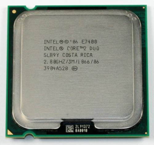 Procesor intel core2 duo e7400, 2.8ghz, 3mb cache, 1066 mhz fsb