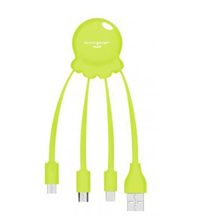 Adaptor - octopus power 2 all-in-one - lime | xoopar