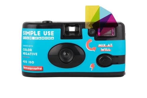 Aparat foto - simple use film camera blue | lomography