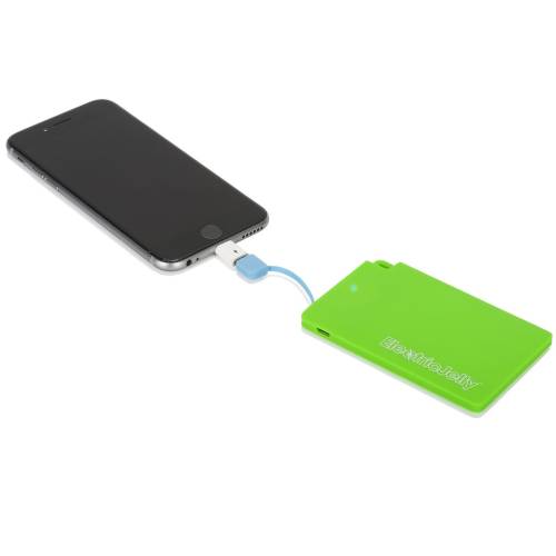Baterie externa -electric jelly iphone lightning- green | npw