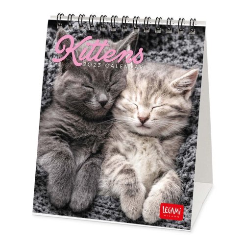 Calendar de birou 2023 - kittens, 12x14.5 cm | legami