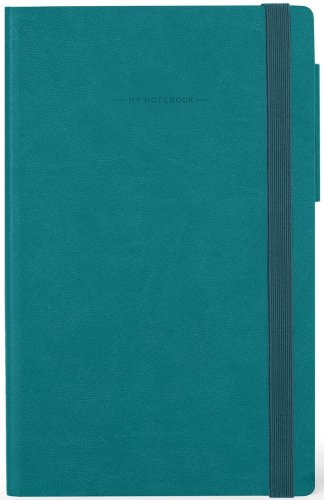 Carnet - my notebook - medium, squared - malachite green | legami