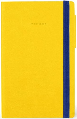 Carnet - my notebook - medium, squared - yellow freesia | legami