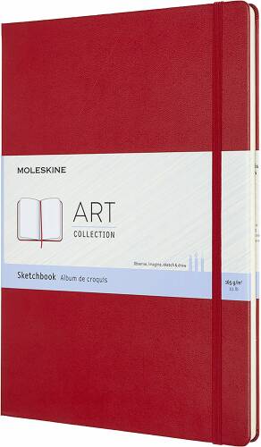 Carnet pentru schite - moleskine art - red | moleskine 
