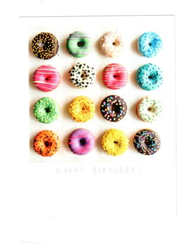 Carte postala - birthday donuts | chic mic