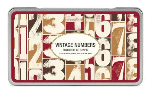Cavallini rubber stamps vintage numbers | cavallini papers & co. inc.