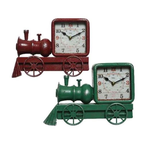 Ceas - iron clock train - mai multe culori | kaemingk
