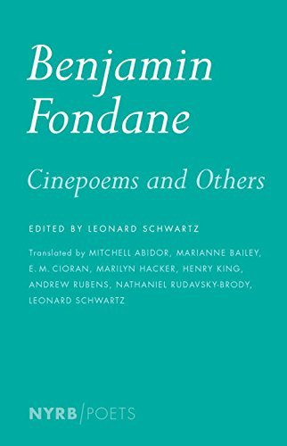 Cinepoems and others | leonard schwartz, benjamin fondane