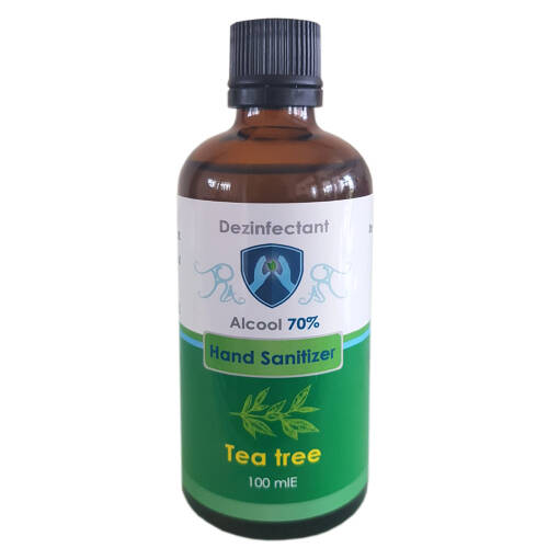 Dezinfectant pentru maini - antibacterian 70% arbore de ceai, 100 ml | relaxa