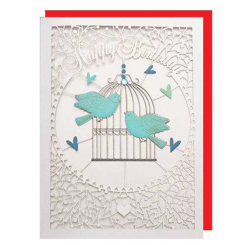 Felicitare - bird cage | alljoy design