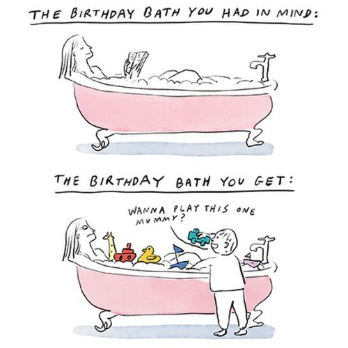 Felicitare - birthday bath | great british card company