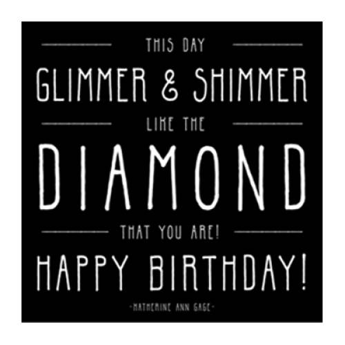 Felicitare - glimmer & shimmer | quotable cards