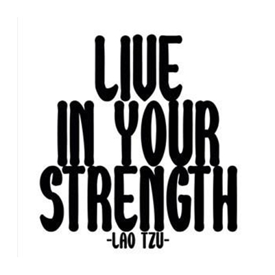 Felicitare - live in your strenght | quotable cards