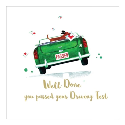 Felicitare - well done you passed driving test | soul uk