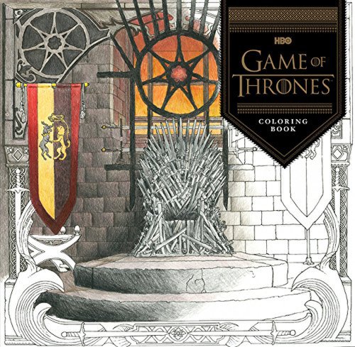 Hbo's game of thrones colouring book | 