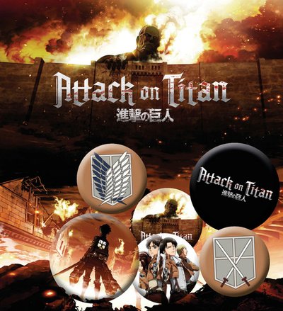 Insigna - attack on titan - mai multe modele | gb eye