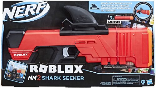 Jucarie - nerf blaster - roblox mm2 shark seeker | hasbro
