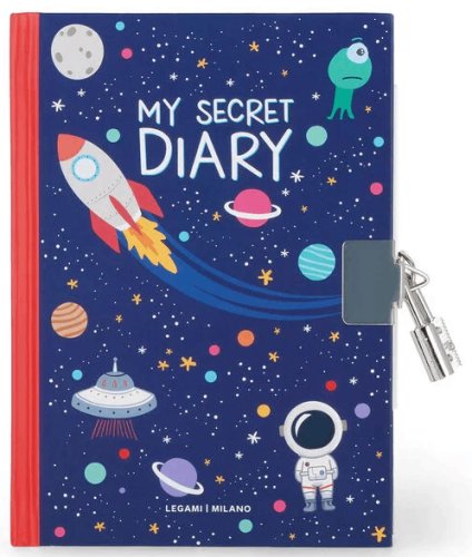 Jurnal cu lacat si cheie - my secret diary - space | legami