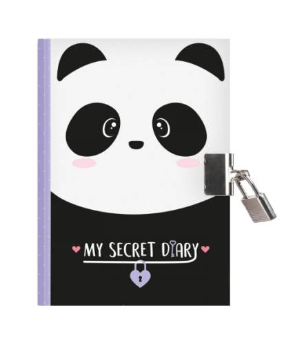 Jurnal - my secret diary - panda | legami