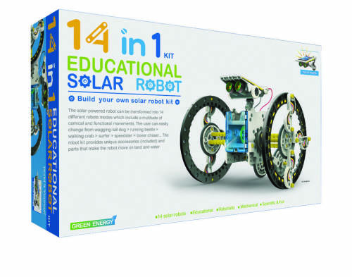 Kit 14in1 constructie - solar powered robot | ennova