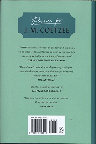 Late essays: 2006-2017 | j. m. coetzee 