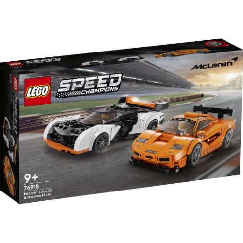 Lego speed champions - mclaren solus gt & mclaren f1 lm (76918) | lego