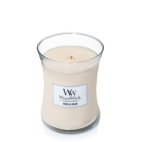 Lumanare parfumata - medium jar - vanilla bean | woodwick