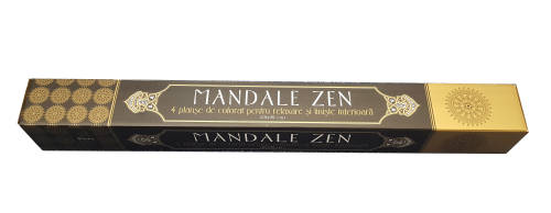 Mandale zen. 4 planse de colorat pentru relaxare si liniste interioara | 