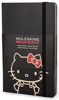 Moleskine hello kitty limited edition hard ruled black notebook | moleskine
