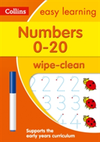 Numbers 0-20 age 3-5 wipe clean activity book | collins easy learning