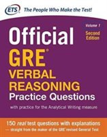 Official gre verbal reasoning practice questions, second edition, volume 1 | educational testing service