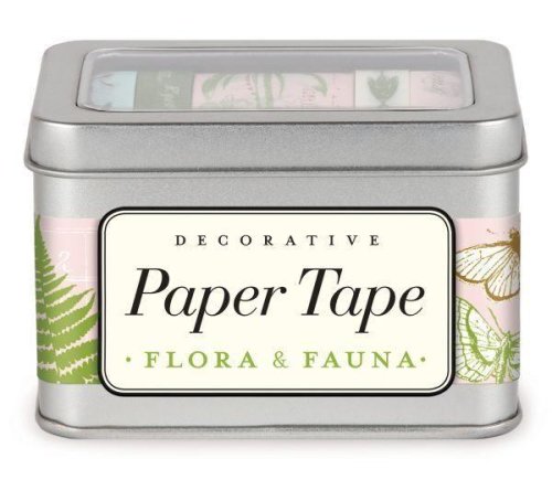 Paper tape set of 5 rolls flora & fauna | cavallini papers & co. inc.