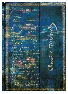 Paperblanks monet (water lilies), letter to morisot - embellished manuscripts - midi lined notebook | paperblanks