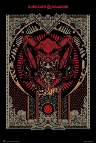 Poster - dungeons & dragons: player's handbook | grupo erik