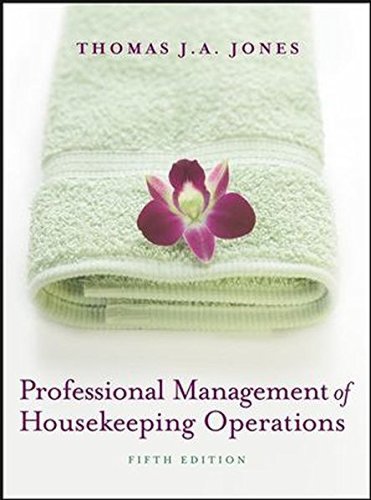 Professional management of housekeeping operations | thomas j. a. jones