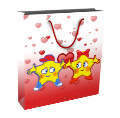 Punga de cadou mare - famous love | musical gift bags