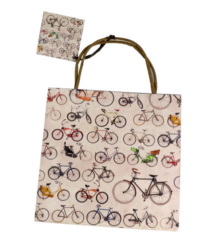 Punga medie cadou - bicycles | swan mill paper
