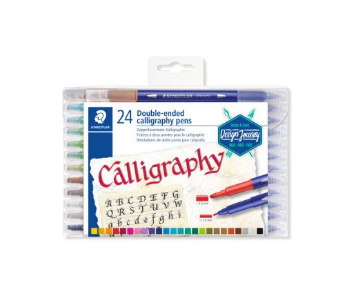 Set caligrafie - 24 markers double-ended | staedtler