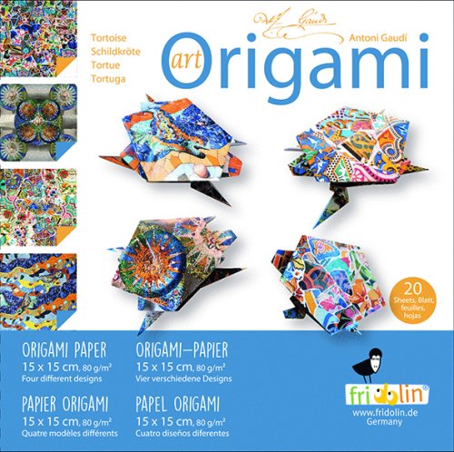 Set origami - art origami - antoni gaudi - turtle | fridolin