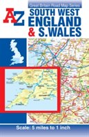 South west england & south wales road map | 