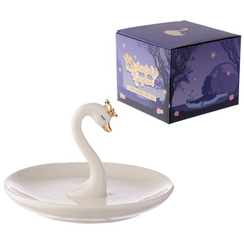 Suport - collectable swan princess trinket tray and ring holder | puckator