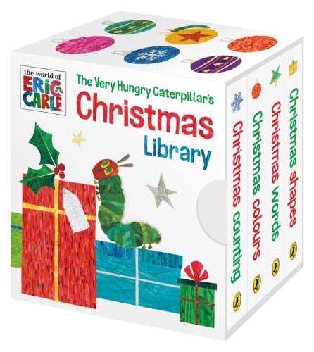The very hungry caterpillar’s christmas library | eric carle