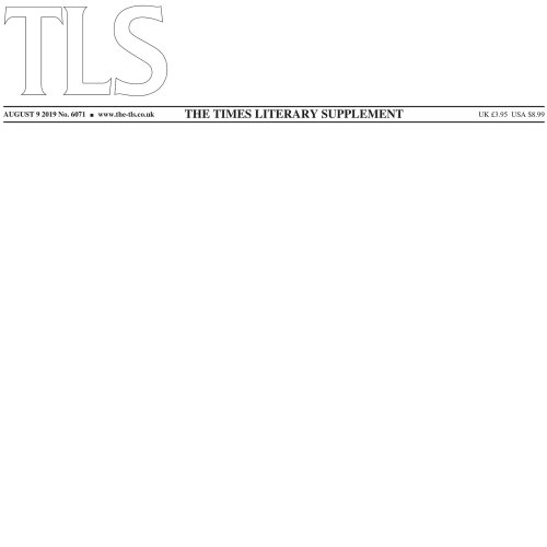 Times literary supplement nr.6071/august 2019 | 