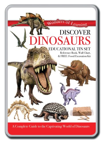 Tin set - discover dinosaurs | 