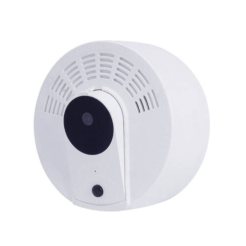 Camera spion disimulata in detector de fum aishine ai-ls008, wifi, 2 mp, ir 5 m, pir 5 m, standby 1 an, detectia miscarii, microfon, slot card