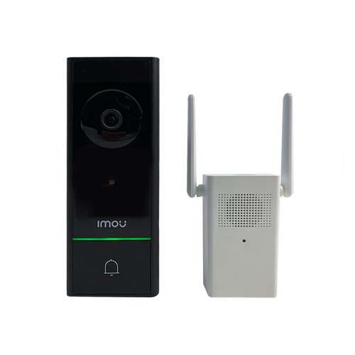 Dahua Kit videointerfon wifi cu sonerie smart imou doorbell db60, 5 mp, night vision 5 m, 2.0 mm, 1 familie, microfon, detectie umana