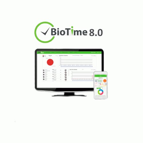 Licenta software zkteco biotime 8, pc/server, 10 dispozitive, 500 utilizatori
